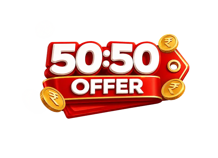 50-50 payment offer