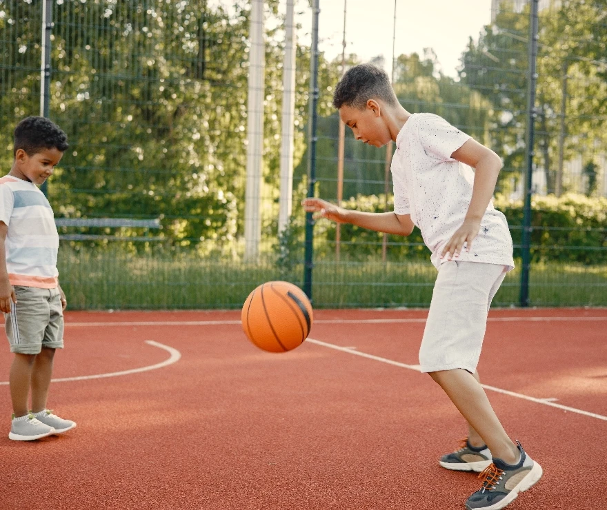 Full basketball court