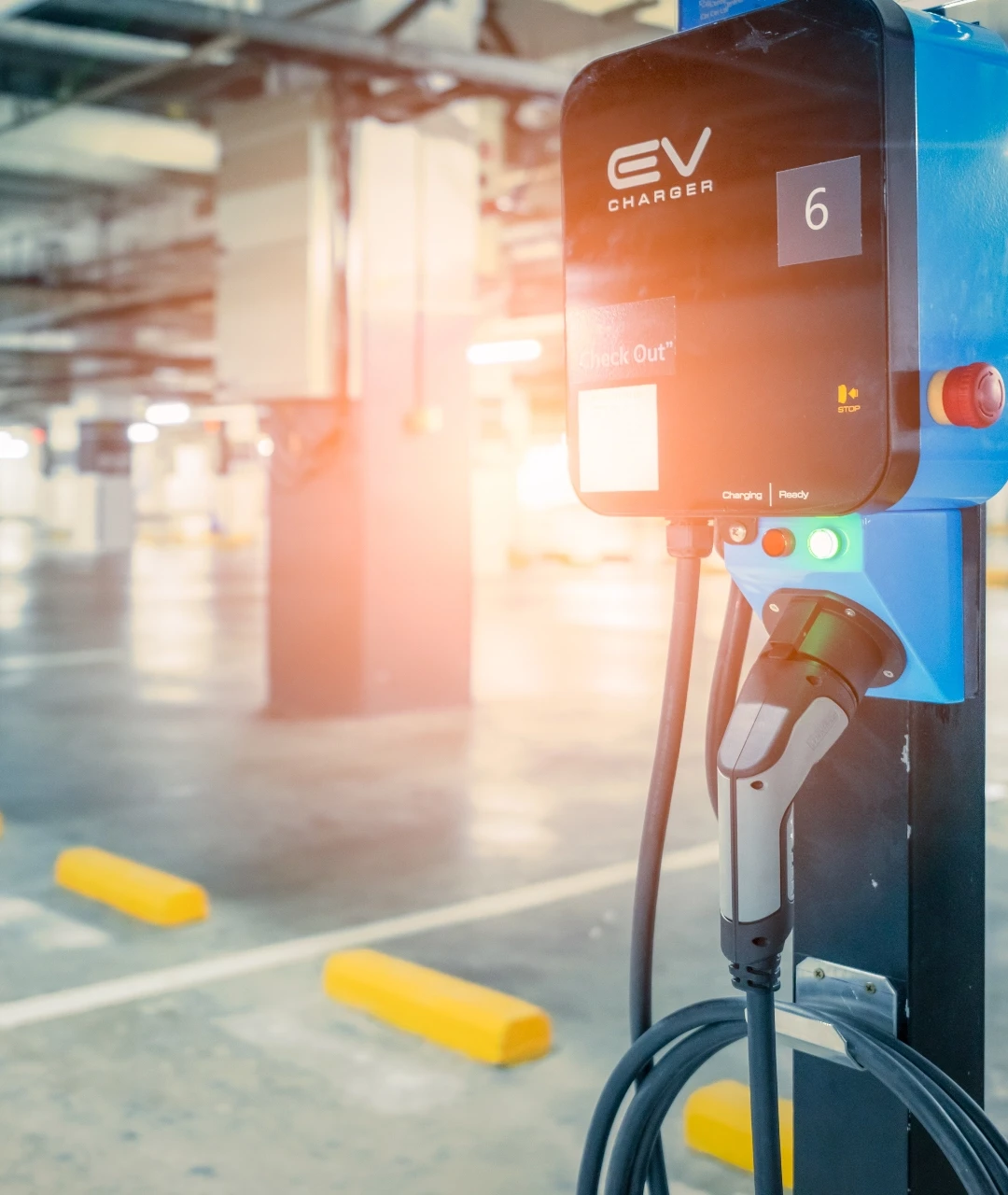ASBL Spectra EV charging building spec image in Gachibowli parking facilities