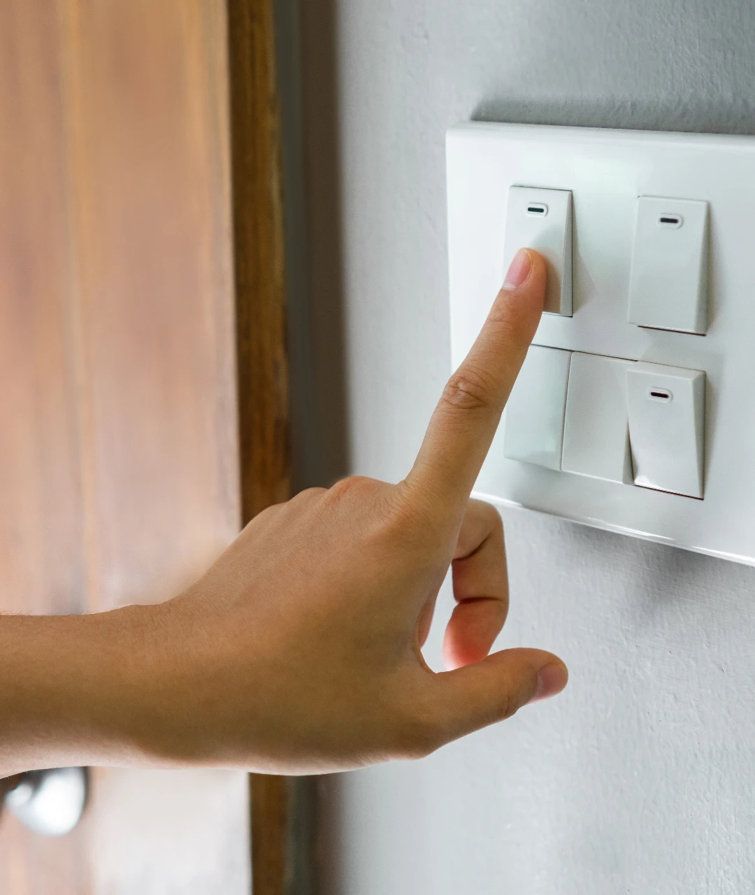 ASBL Spectra electrical fittings image with modular switches in Gachibowli