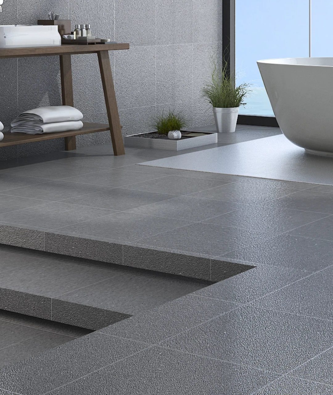 ASBL Spectra flat flooring spec image with vitrified tiles in Gachibowli homes