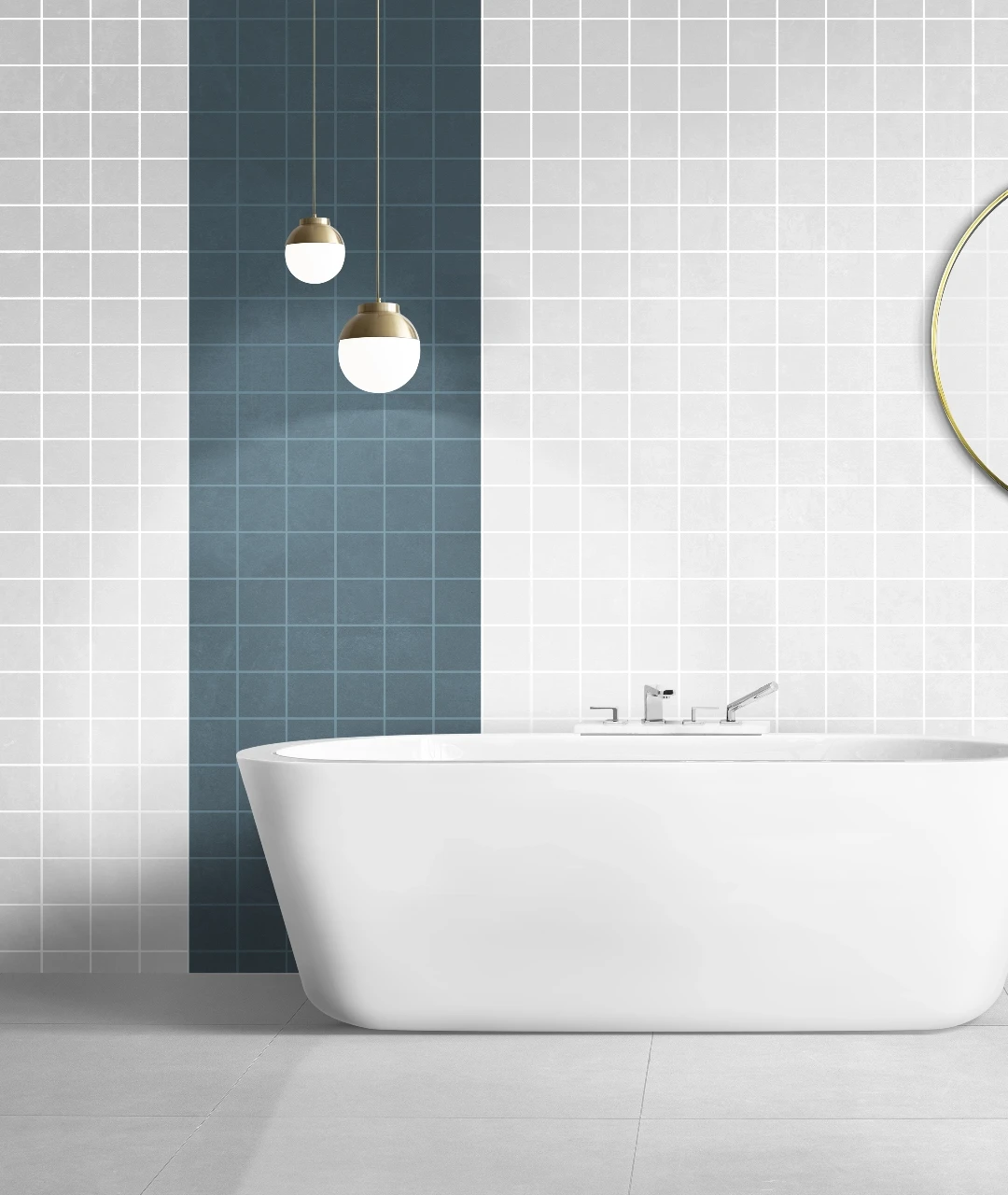 ASBL Spectra wall tilling spec image with ceramic tiles in Gachibowli baths