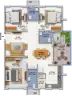 ASBL Spire Mobile 1905 West unit plan layout for Kokapet buyers