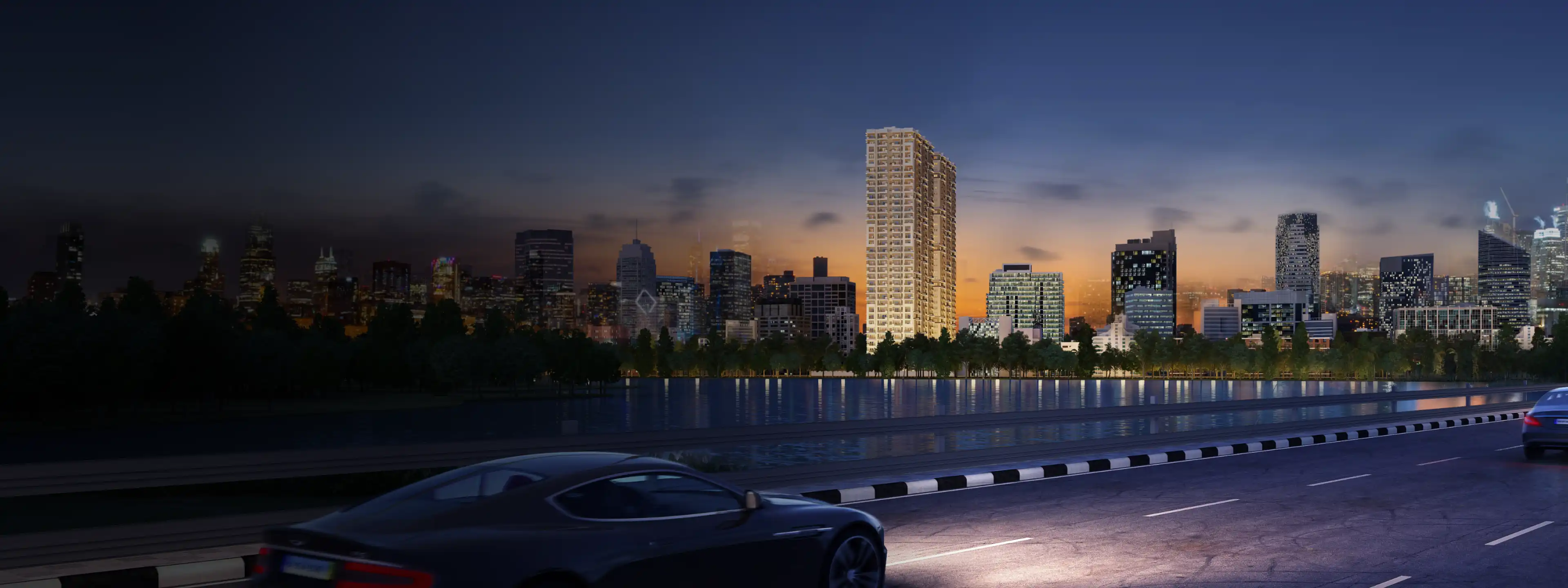 ASBL Spire hero location image showcasing premium Kokapet gated community appeal